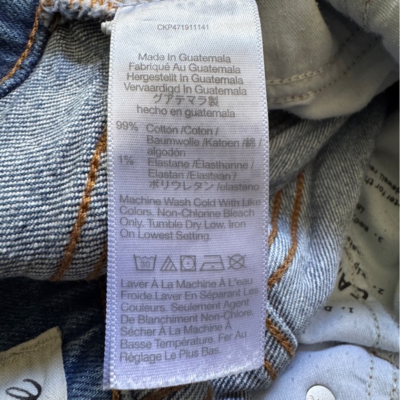 Madewell High Rise The Perfect Vintage Straight Jean - Size 23 T Tall - Picture 10 of 15